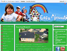 Tablet Screenshot of casaminunata.org